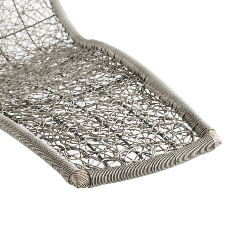 Landscape Hanging Chaise Lounge Outdoor Swing Chair - Light Gray Gray