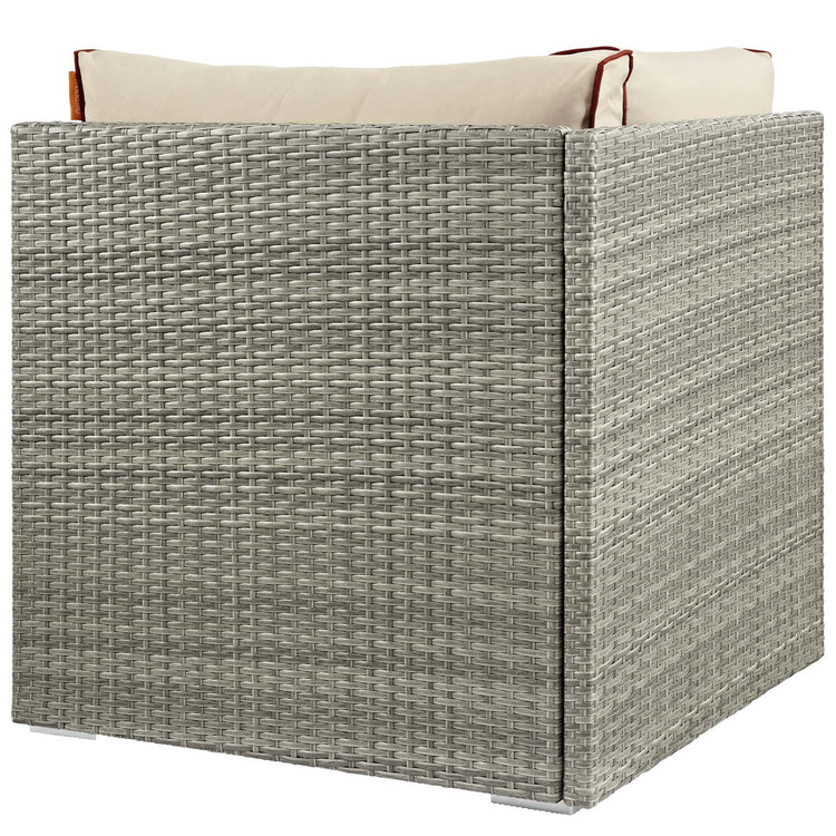 Repose Outdoor Patio Corner - Light Gray Beige