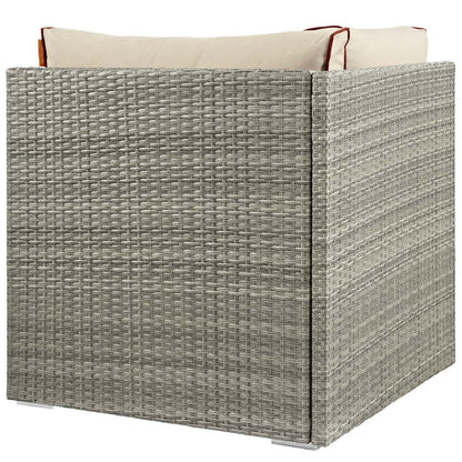 Repose Outdoor Patio Corner - Light Gray Beige