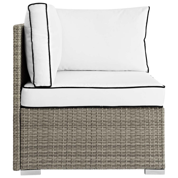 Repose Outdoor Patio Corner - Light Gray White