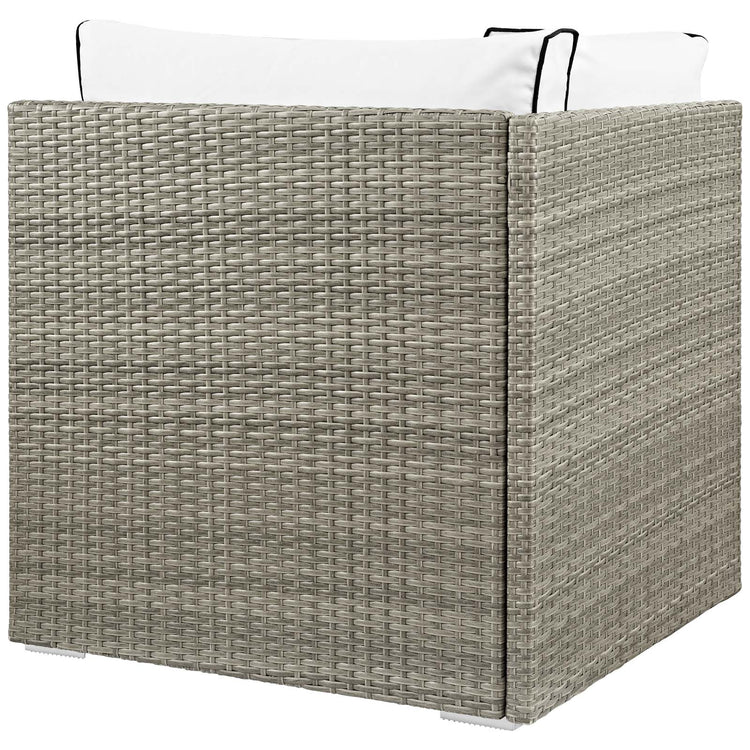 Repose Outdoor Patio Corner - Light Gray White