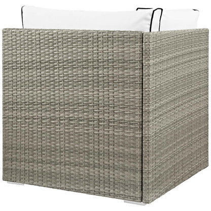 Repose Outdoor Patio Corner - Light Gray White