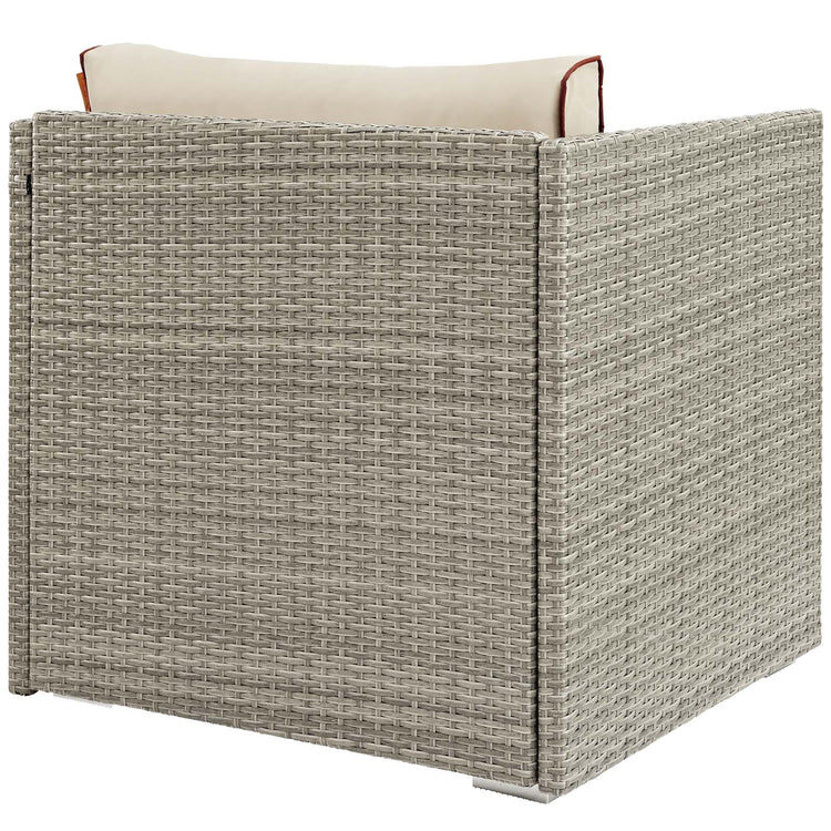 Repose Outdoor Patio Armchair - Light Gray Beige