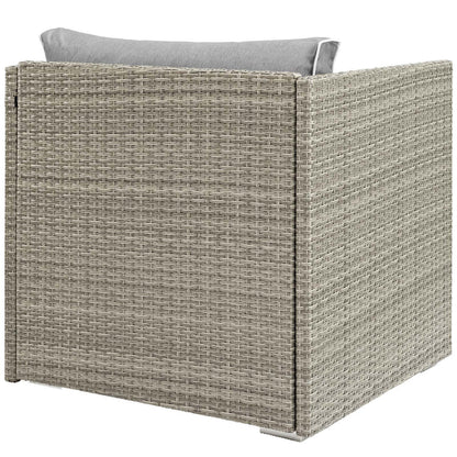 Repose Outdoor Patio Armchair - Light Gray Gray