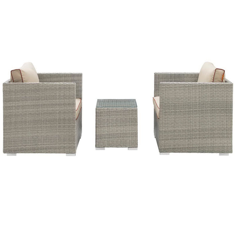 Repose 3 Piece Outdoor Sectional Set - Default Title