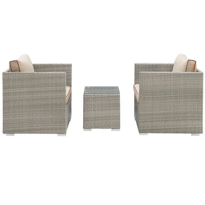 Repose 3 Piece Outdoor Sectional Set - Default Title