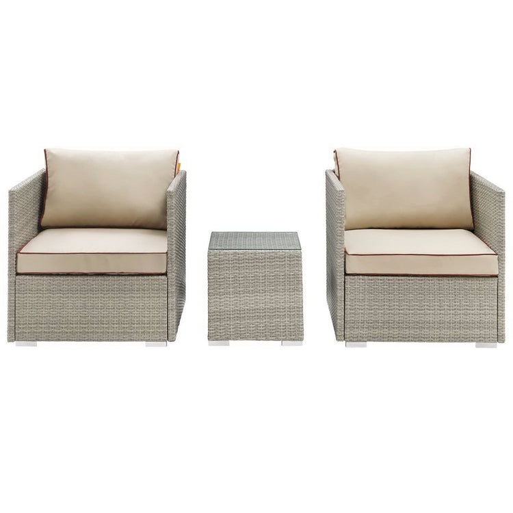 Repose 3 Piece Outdoor Sectional Set - Default Title