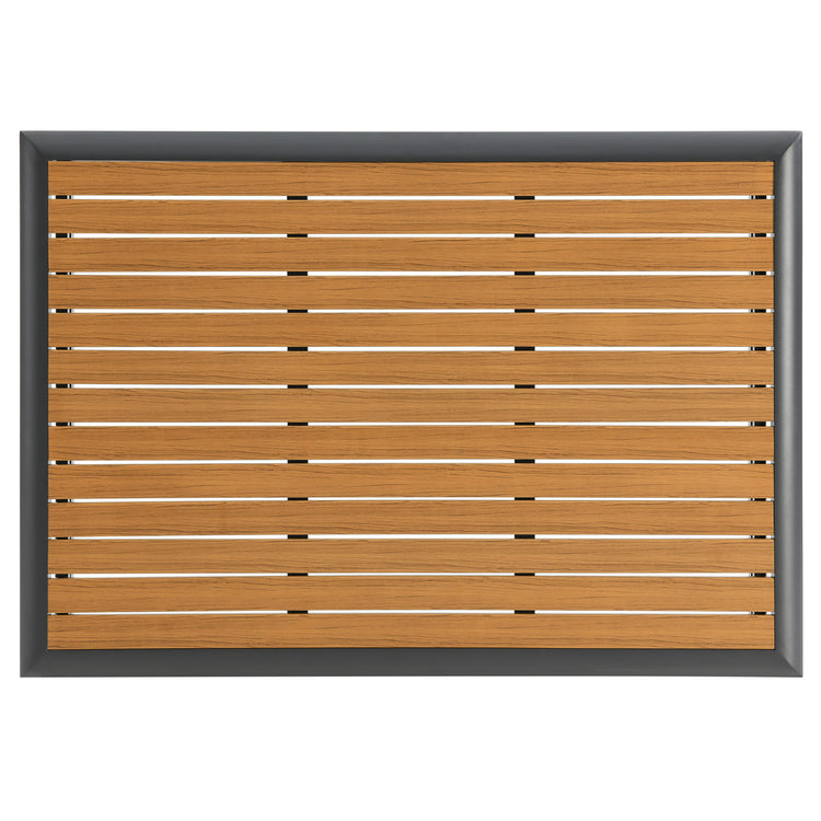 Stance Outdoor Patio Aluminum Coffee Table - Gray Natural