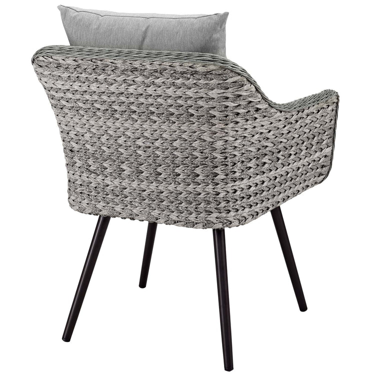 Endeavor Outdoor Patio Wicker Rattan Armchair - Default Title