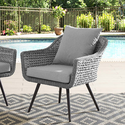 Endeavor Outdoor Patio Wicker Rattan Armchair - Default Title