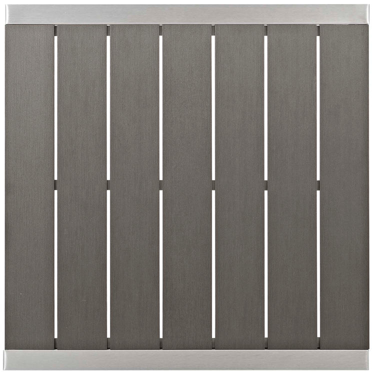 Shore 3 Piece Outdoor Patio Aluminum Pub Set - Default Title