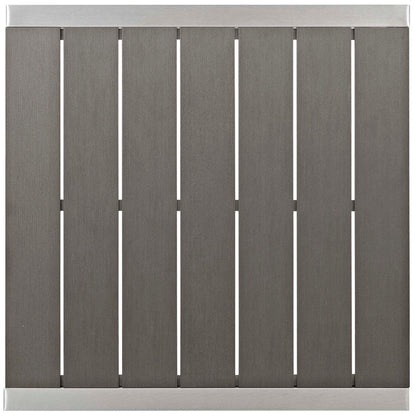 Shore 3 Piece Outdoor Patio Aluminum Pub Set - Default Title