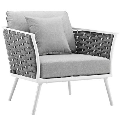 Stance 7 Piece Outdoor Aluminum Sectional Sofa Set - Default Title