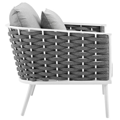 Stance 3 Piece Outdoor Aluminum Sectional Sofa Set