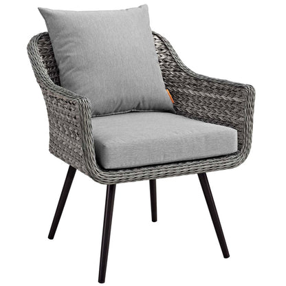 Endeavor 3 Piece Outdoor Patio Wicker Rattan Loveseat and Armchair Set - Default Title