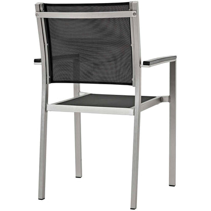 Shore 5 Piece Outdoor Patio Aluminum Dining Set - Default Title