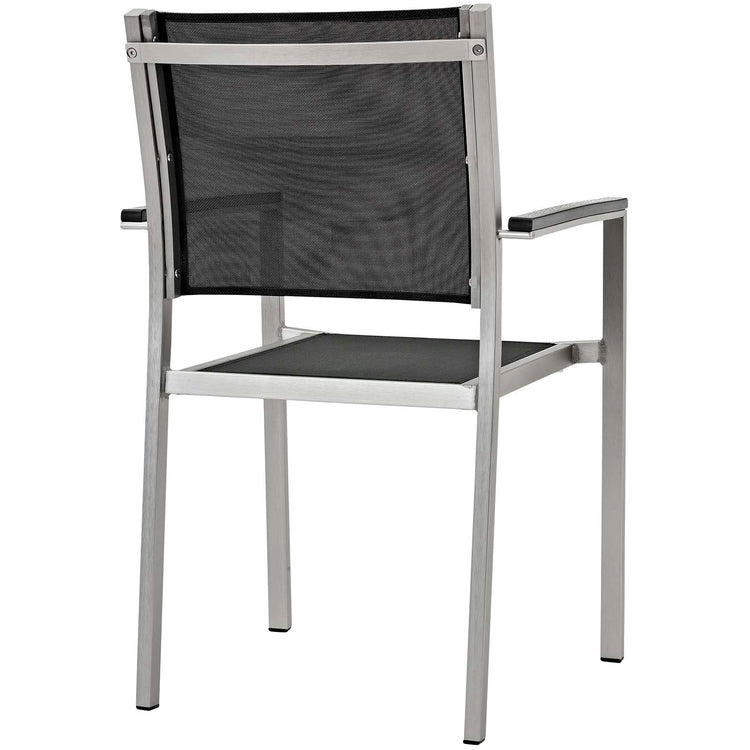 Shore 9 Piece Outdoor Patio Aluminum Dining Set - Default Title