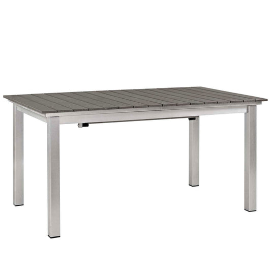 Shore 9 Piece Outdoor Patio Aluminum Dining Set - Default Title