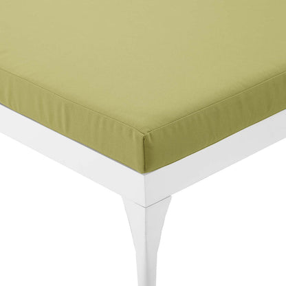 Perspective Cushion Outdoor Patio Chaise Lounge Chair - White Peridot