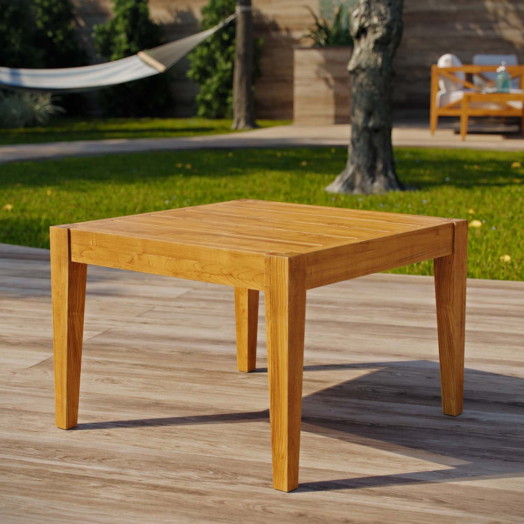 Northlake Outdoor Patio Premium Grade A Teak Wood Side Table - Default Title