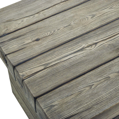 Manteo Rustic Coastal Outdoor Patio Side Table - Default Title