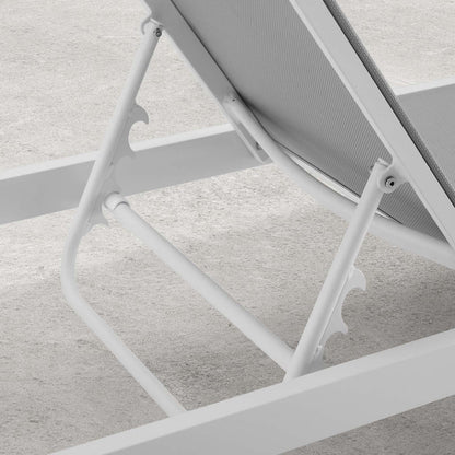 Charleston Outdoor Patio Chaise Lounge Chair - Default Title