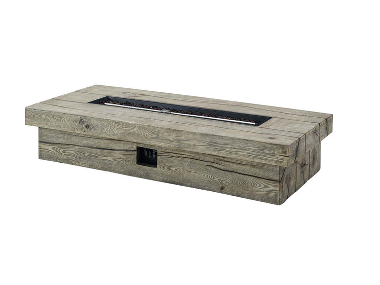 Manteo Rustic Coastal Outdoor Patio Sunbrella® Sofa and Fire Pit Set - Default Title