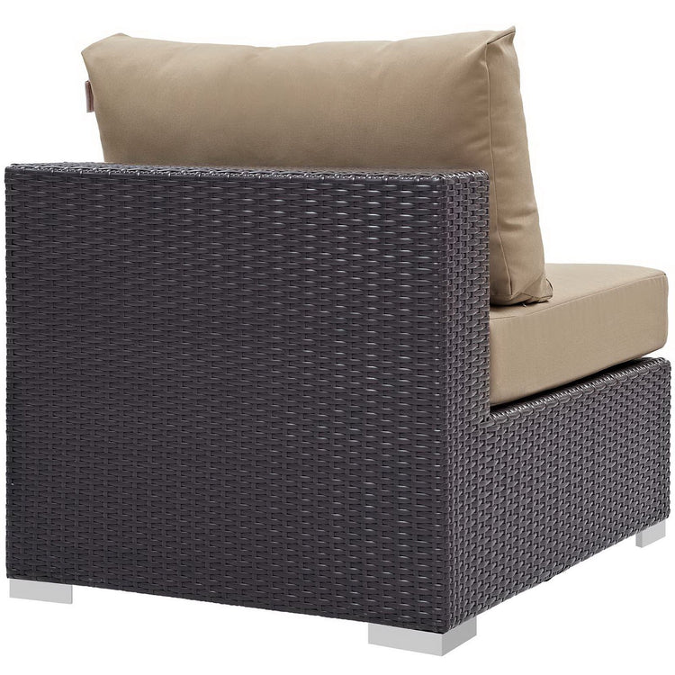 Convene 5 Piece Set Outdoor with Fire Pit - Espresso Mocha