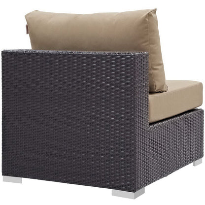 Convene 5 Piece Set Outdoor with Fire Pit - Espresso Mocha