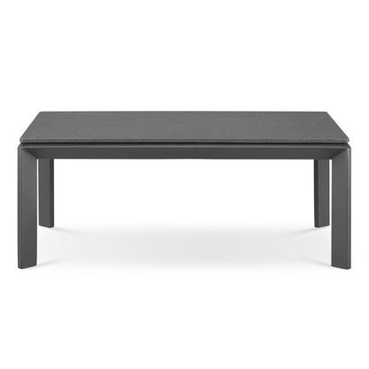 Riverside 5 Piece Outdoor Patio Aluminum Set - Gray White