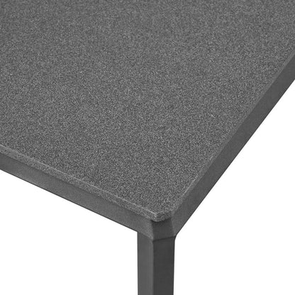 Riverside 7 Piece Outdoor Patio Aluminum Set - Gray Charcoal