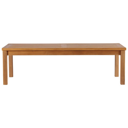 Upland Outdoor Patio Teak Wood Coffee Table - Default Title