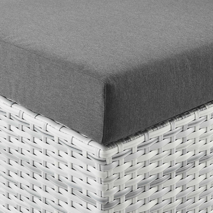 Convene Outdoor Patio Right Chaise - Light Gray Charcoal