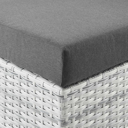 Convene Outdoor Patio Right Chaise - Light Gray Charcoal