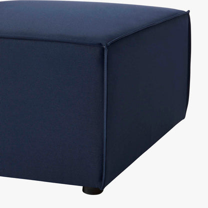 Saybrook 3-Piece Outdoor Patio Upholstered Sectional Sofa - Navy