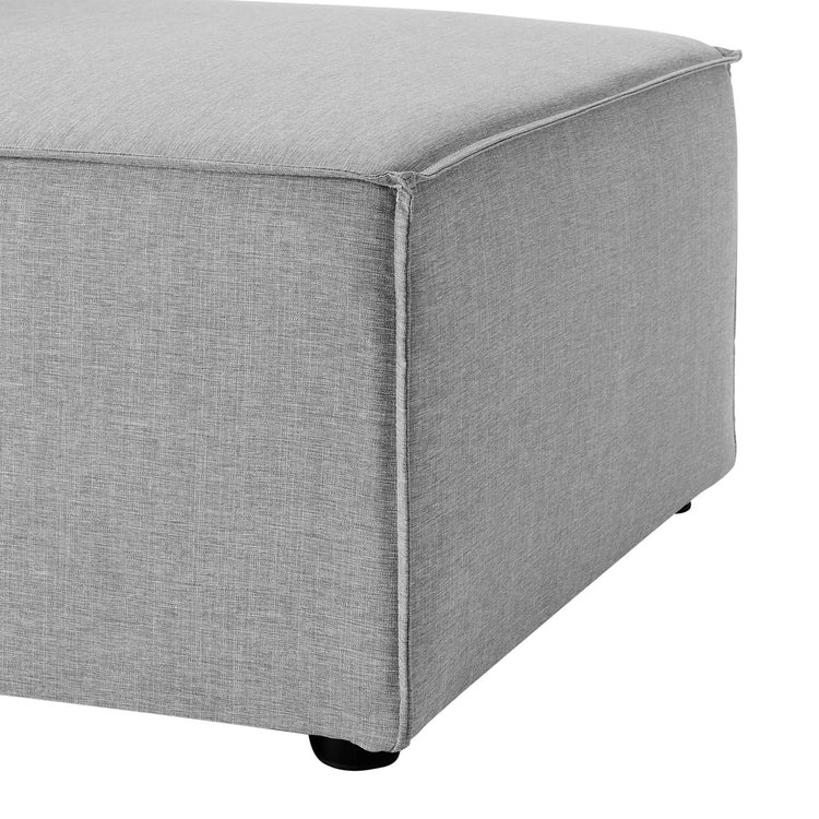Saybrook 4-Piece Outdoor Patio Upholstered Sectional Sofa - Gray