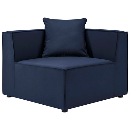 Saybrook Outdoor Patio Upholstered 4-Piece Sectional Sofa