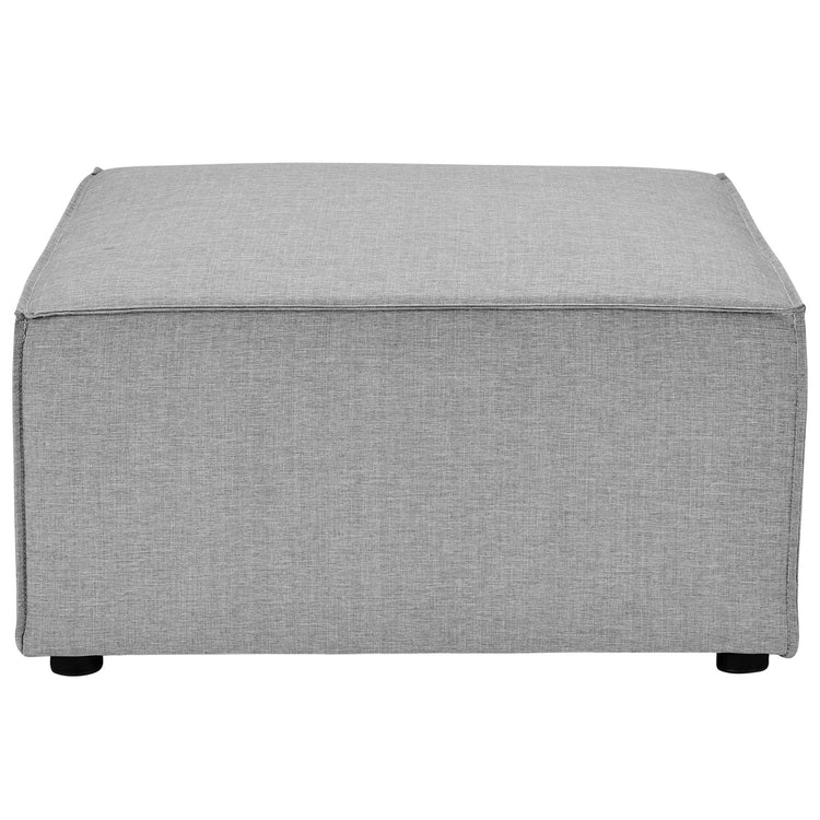 Saybrook 7-Piece Outdoor Patio Upholstered Sectional Sofa - Gray