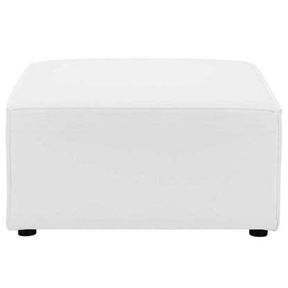 Saybrook 10-Piece Outdoor Patio Upholstered Sectional Sofa - White