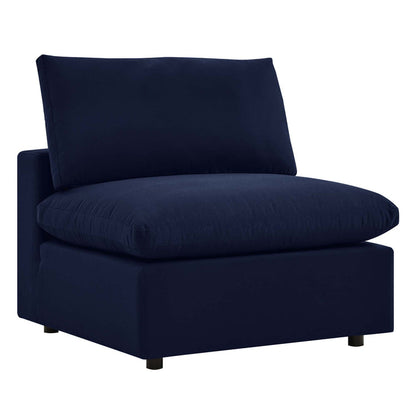 Commix Sunbrella® Outdoor Patio Armless Chair - Navy