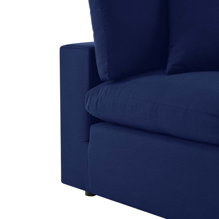Commix Sunbrella® Outdoor Patio Armless Chair - Navy