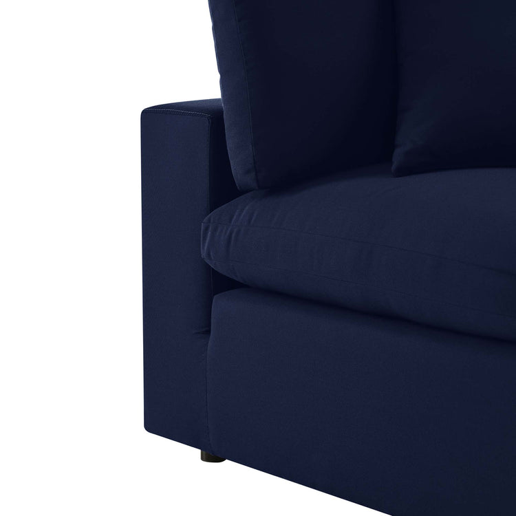Commix Sunbrella® Outdoor Patio Corner Chair - Navy