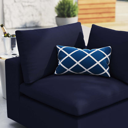 Commix Sunbrella® Outdoor Patio Corner Chair - Navy