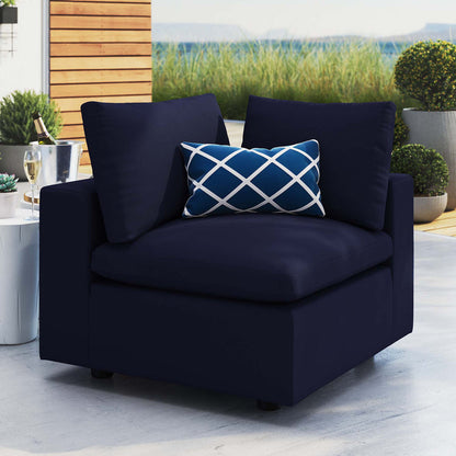 Commix Sunbrella® Outdoor Patio Corner Chair - Navy