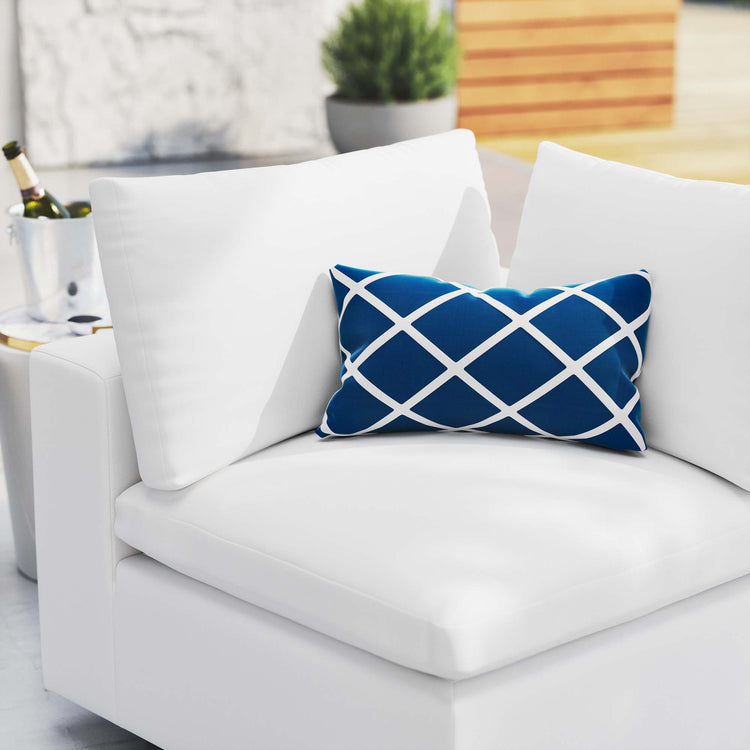 Commix Sunbrella® Outdoor Patio Corner Chair - White