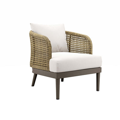 Meadow Outdoor Patio Armchair - Natural White
