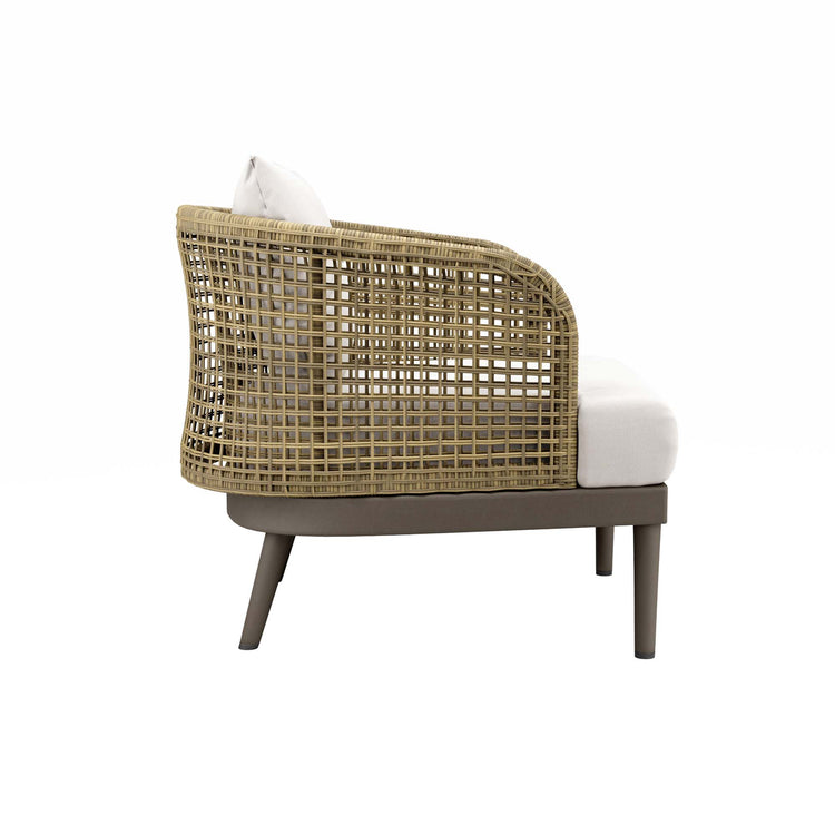 Meadow Outdoor Patio Armchair - Natural White