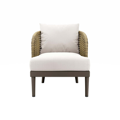 Meadow Outdoor Patio Armchair - Natural White