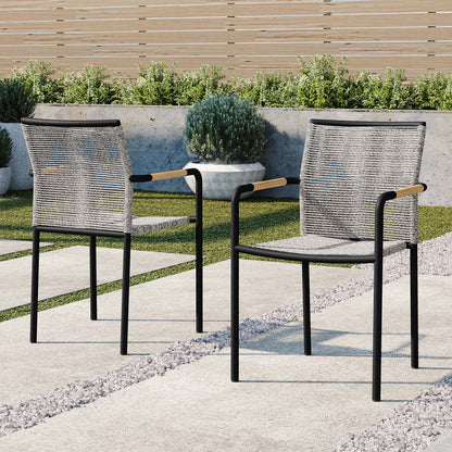 Serenity Outdoor Patio Armchairs Set of 2 - Default Title