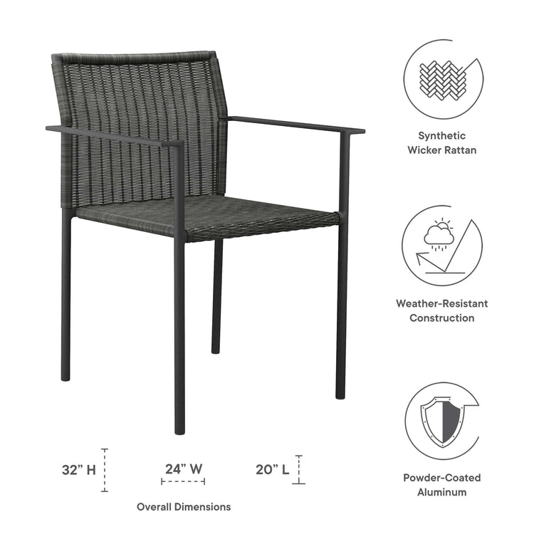 Lagoon Outdoor Patio Dining Armchairs Set of 2 - Default Title
